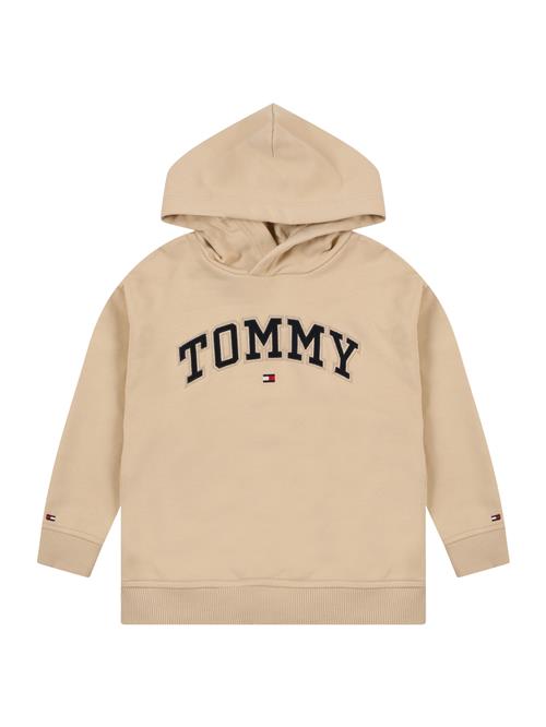 Se TOMMY HILFIGER Sweatshirt 'VARSITY'  creme / rød / sort / hvid ved About You