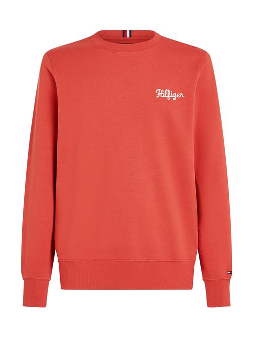 Se TOMMY HILFIGER Sweatshirt  blodrød / hvid ved About You