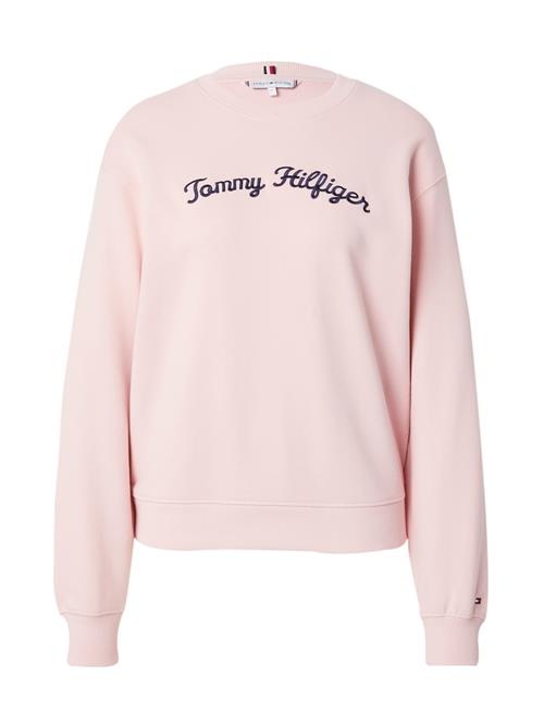 Se TOMMY HILFIGER Sweatshirt  natblå / lyserød ved About You