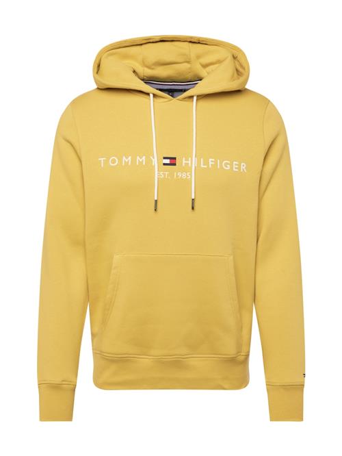 Se TOMMY HILFIGER Sweatshirt  marin / citron / mørkerød / hvid ved About You