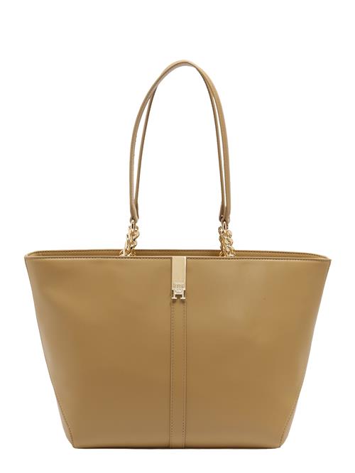 TOMMY HILFIGER Shopper 'Heritage'  guld / oliven