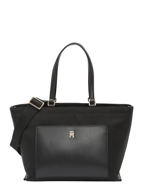 TOMMY HILFIGER Shopper 'DISTINCT'  guld / sort