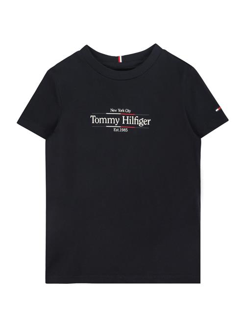 Se TOMMY HILFIGER Shirts  mørkeblå / mørkerød / hvid ved About You