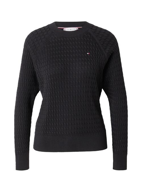 Se TOMMY HILFIGER Pullover  navy / rød / sort / hvid ved About You