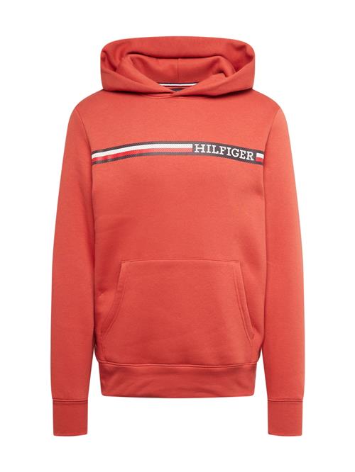 Se TOMMY HILFIGER Sweatshirt  marin / blodrød / mørkerød / hvid ved About You