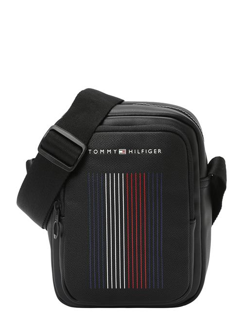 TOMMY HILFIGER Skuldertaske 'Foundation'  navy / rød / sort / hvid