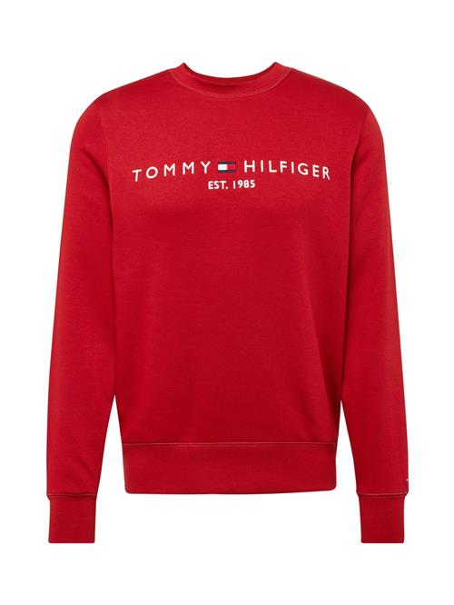 Se TOMMY HILFIGER Sweatshirt  navy / rød / hvid ved About You