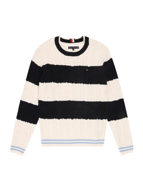 TOMMY HILFIGER Pullover  natblå / lyseblå / hvid