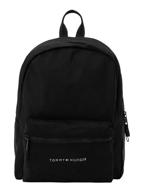 TOMMY HILFIGER Rygsæk 'ESSENTIAL'  sort / hvid