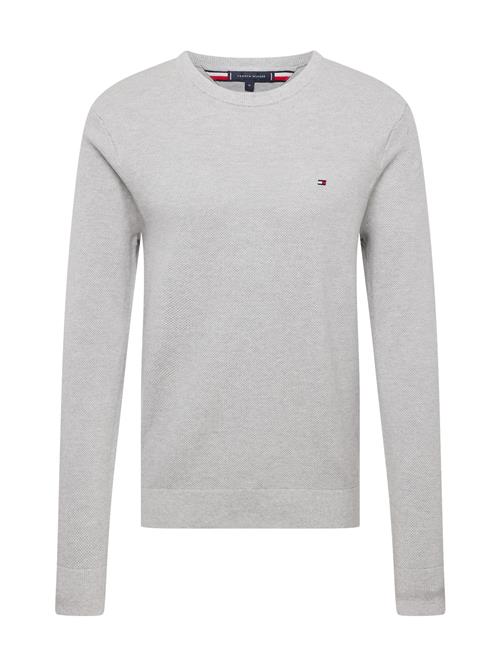 TOMMY HILFIGER Pullover 'ESSENTIAL'  navy / lysegrå / rød / hvid