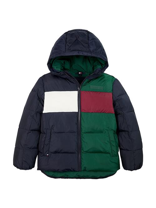 TOMMY HILFIGER Overgangsjakke  marin / mørkegrøn / rød / hvid