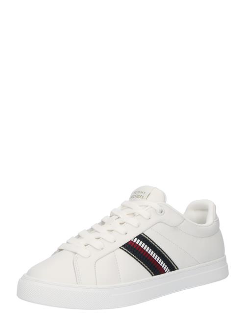 TOMMY HILFIGER Sneaker low 'Icon Court'  navy / rød / hvid