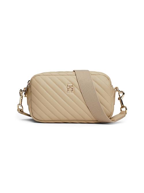 TOMMY HILFIGER Skuldertaske 'POPPY'  beige / guld