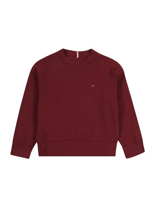 TOMMY HILFIGER Pullover ''ESSENTIAL'  rubinrød