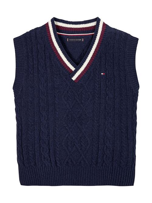 TOMMY HILFIGER Pullover  marin / bordeaux / hvid