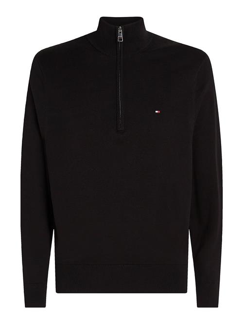 Se TOMMY HILFIGER Pullover 'ESSENTIAL'  rød / sort / hvid ved About You