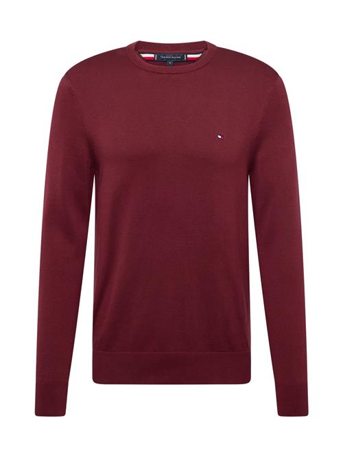 TOMMY HILFIGER Pullover 'ESSENTIAL'  carminrød