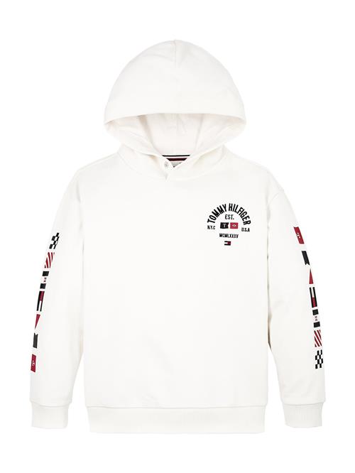 Se TOMMY HILFIGER Sweatshirt  rød / sort / hvid ved About You