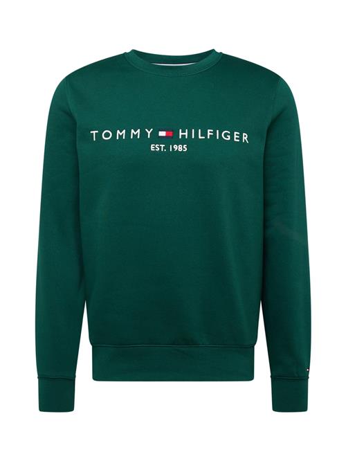 Se TOMMY HILFIGER Sweatshirt  navy / mørkegrøn / rød / hvid ved About You