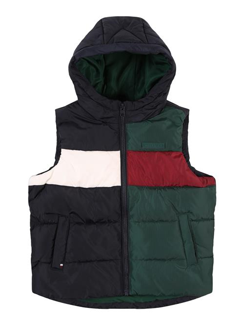 TOMMY HILFIGER Vest  mørkeblå / mørkegrøn / kirsebærsrød / hvid