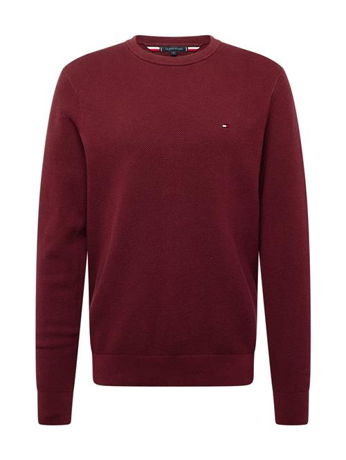 TOMMY HILFIGER Pullover 'Essential'  carminrød