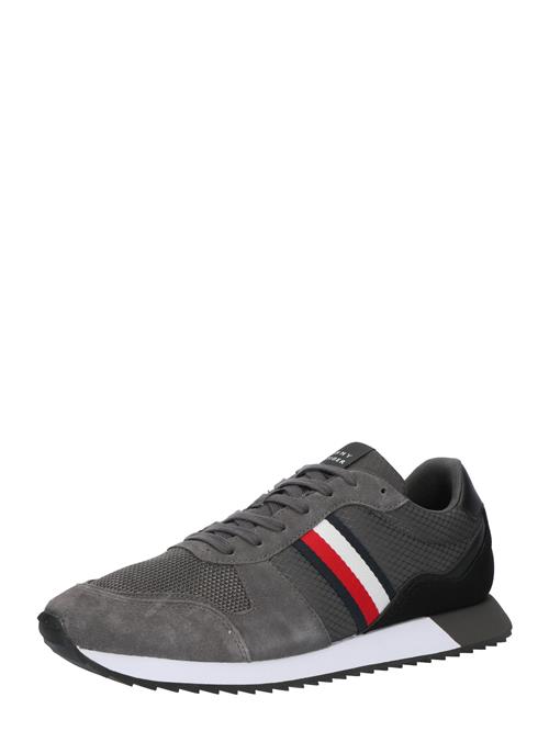 TOMMY HILFIGER Sneaker low  mørkegrå / sort / offwhite