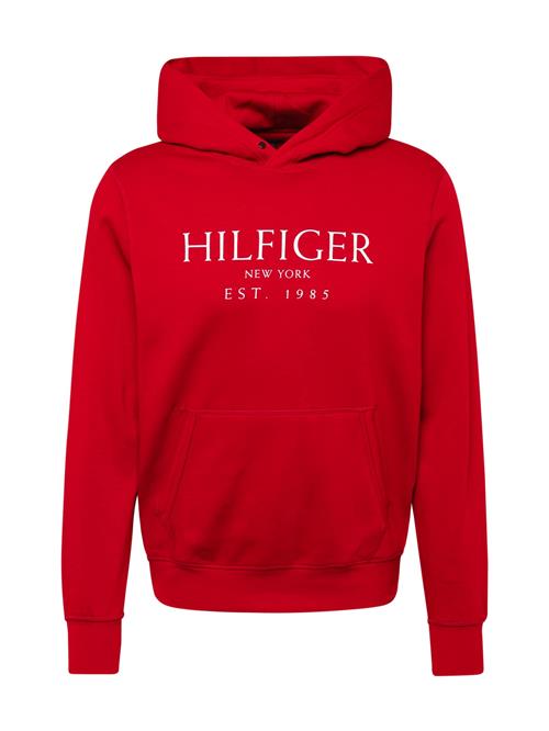 TOMMY HILFIGER Sweatshirt  rød / hvid