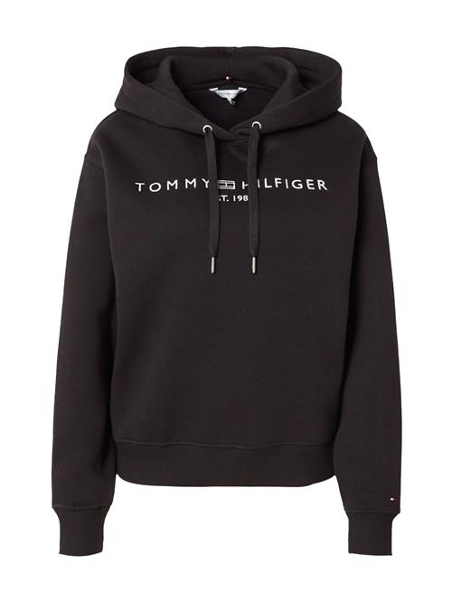 Se TOMMY HILFIGER Sweatshirt  sort / hvid ved About You