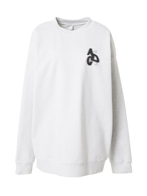 TOPSHOP Sweatshirt  lysegrå / sort