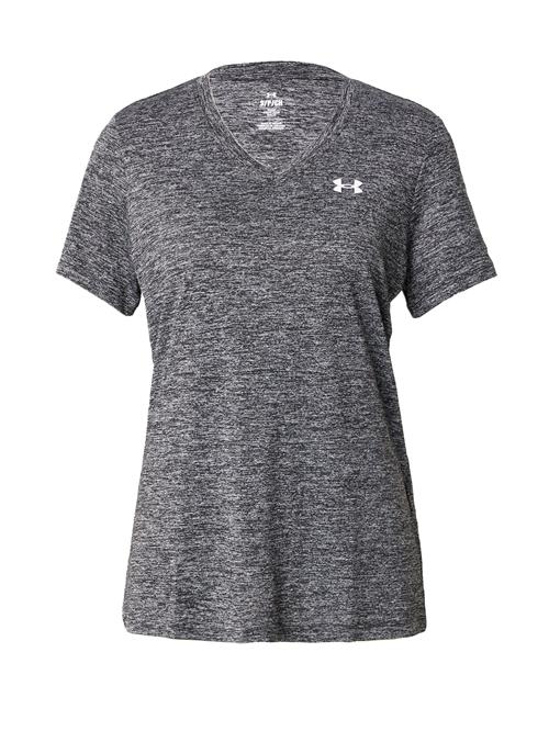 Se UNDER ARMOUR Shirts 'Twist'  grå-meleret / hvid ved About You