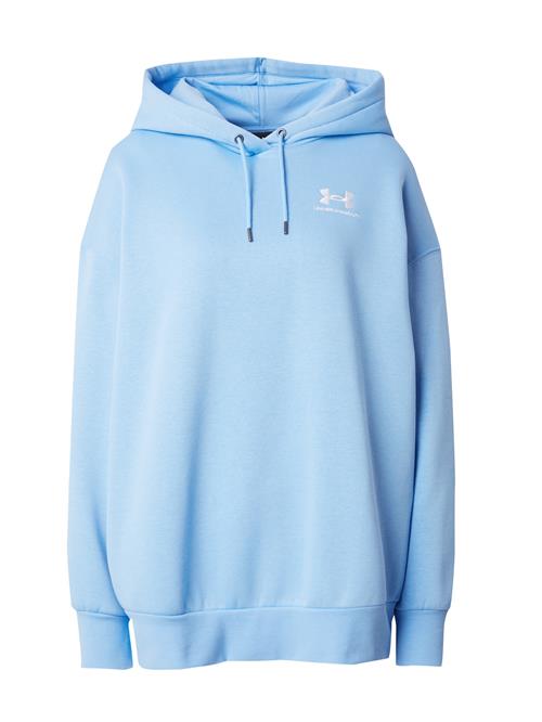 UNDER ARMOUR Sportsweatshirt 'Essential'  lyseblå / hvid