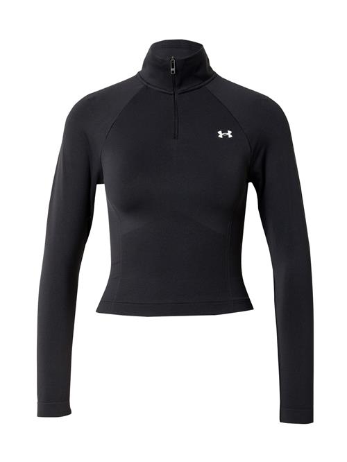 Se UNDER ARMOUR Funktionsbluse 'Vanish'  sort / hvid ved About You