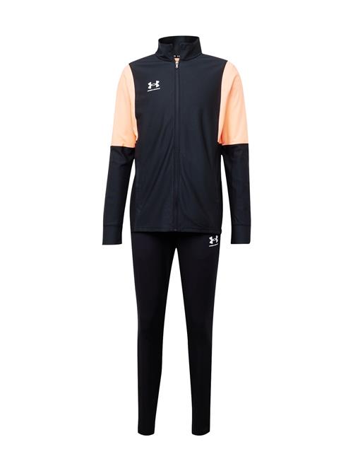 UNDER ARMOUR Træningsdragt 'Challenger'  fersken / sort / hvid