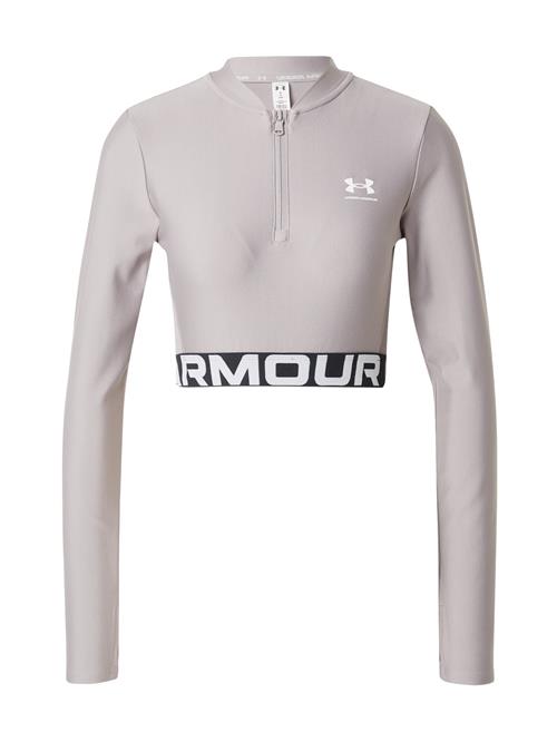 Se UNDER ARMOUR Funktionsbluse 'HeatGear'  grå / sort / hvid ved About You