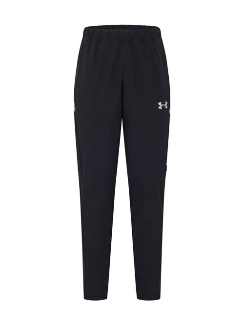 UNDER ARMOUR Sportsbukser  sølvgrå / sort