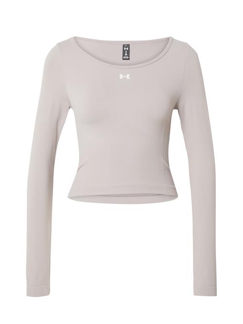 Se UNDER ARMOUR Funktionsbluse  taupe / hvid ved About You