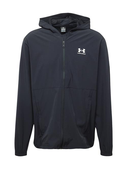 UNDER ARMOUR Sportsjakke 'Vibe'  sort / hvid