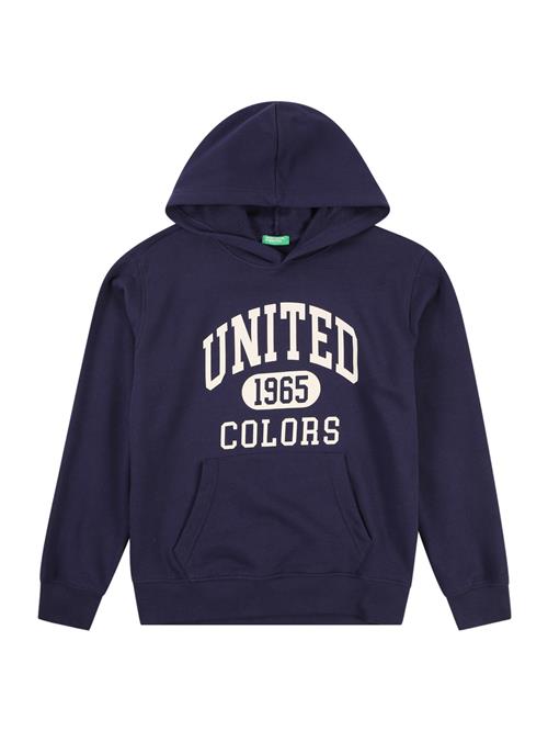 UNITED COLORS OF BENETTON Sweatshirt  beige / natblå