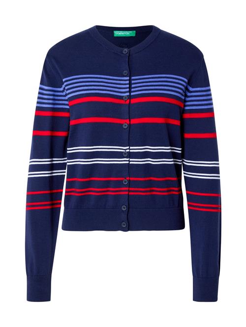 UNITED COLORS OF BENETTON Cardigan  navy / lyseblå / rød / hvid