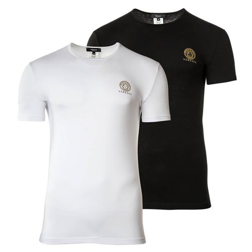 Se VERSACE Bluser & t-shirts  guld / sort / hvid ved About You