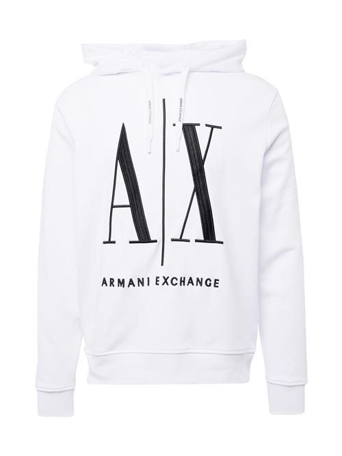 ARMANI EXCHANGE Sweatshirt  sort / hvid