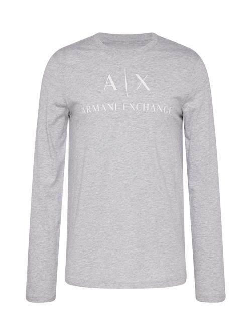 Se ARMANI EXCHANGE Bluser & t-shirts  grå-meleret / hvid ved About You