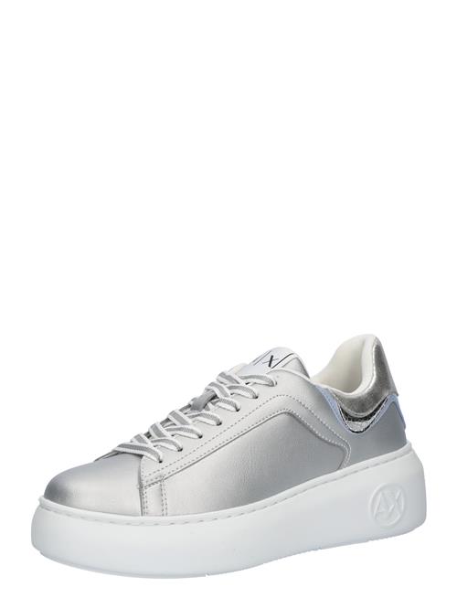 ARMANI EXCHANGE Sneaker low  lyseblå / sort / sølv