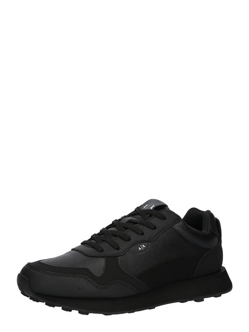 ARMANI EXCHANGE Sneaker low  sort / hvid