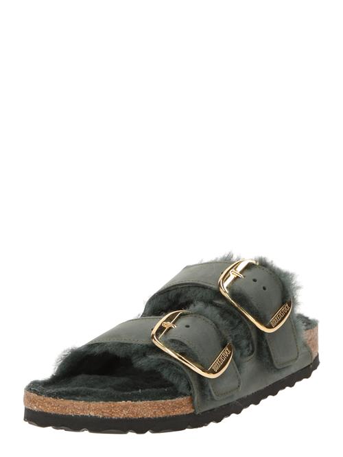 BIRKENSTOCK Pantoletter 'Arizona LEOI'  guld / jade