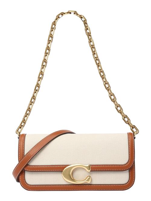 COACH Skuldertaske  beige / brun / guld