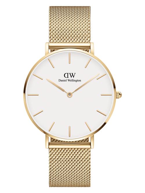 Se Daniel Wellington Analogt ur 'Petite'  guld / hvid ved About You