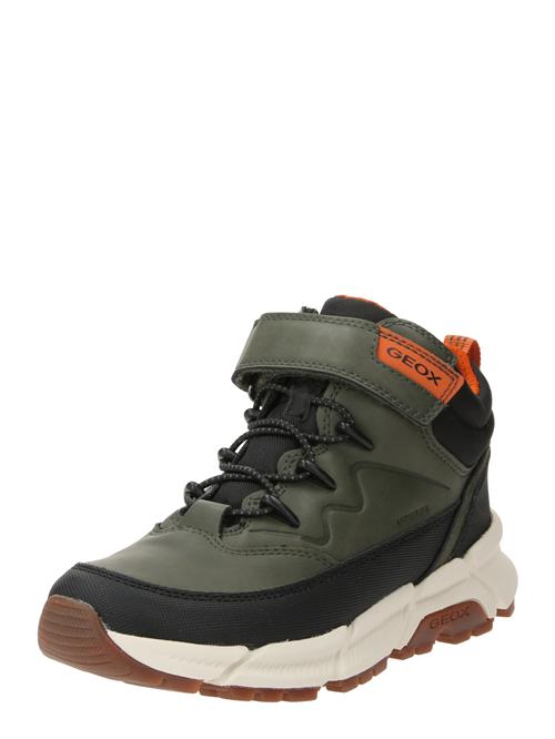 GEOX Støvler 'FLEXYPER'  khaki / orange / sort