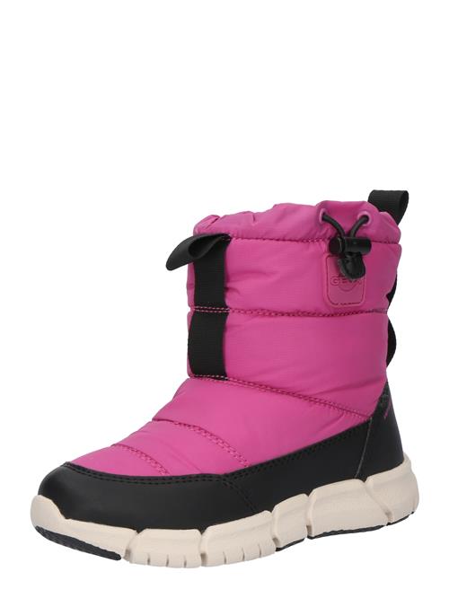 GEOX Snowboots 'FLEXYPER'  mørk pink / sort