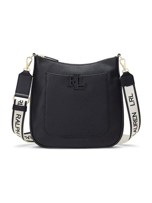 Lauren Ralph Lauren Skuldertaske 'Cameryn 27'  sort / hvid